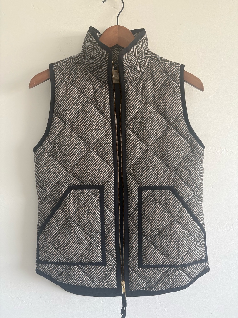 J. Crew Herringbone Vest